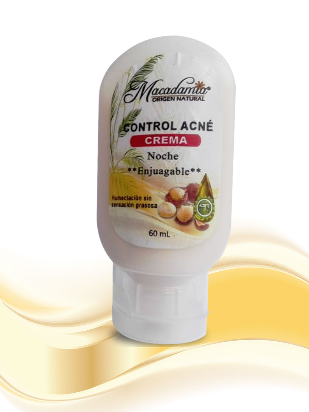 Crema Control Acné, deja tu piel suave y humectada - Macadamia Origen Natural