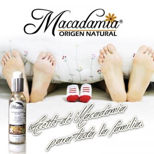Aceite de Macadamia para toda la familia pequeños y grandes