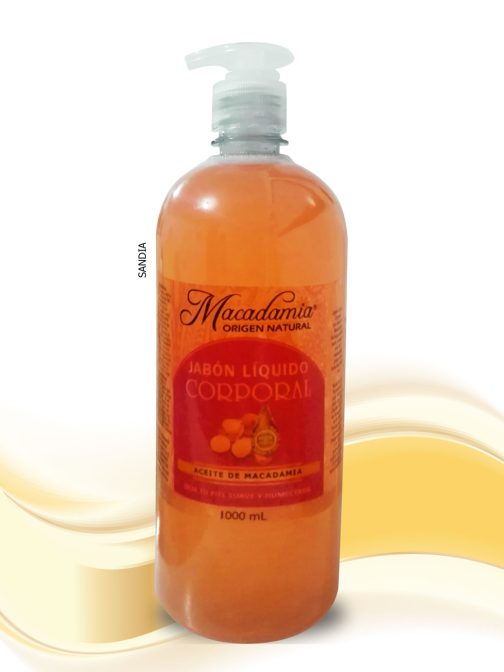 Jabón-Liquido Macadamia-x-1000ml--sandia-Macadamia Origen Natural