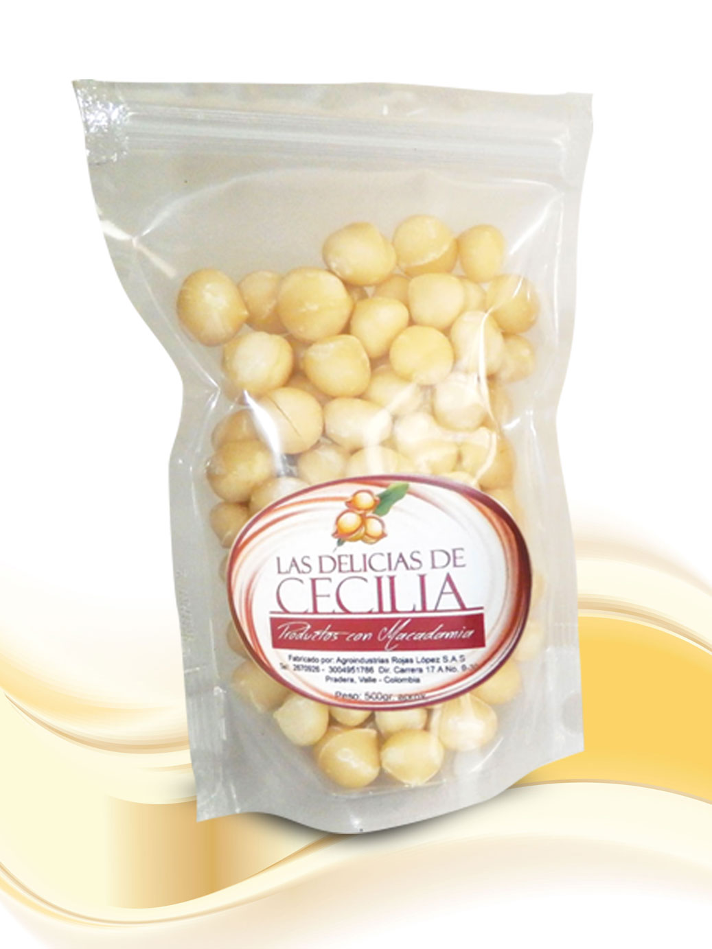 Nueces de Macadamia x 500 gr Las Delicias de Cecilia Productos con Macadamia