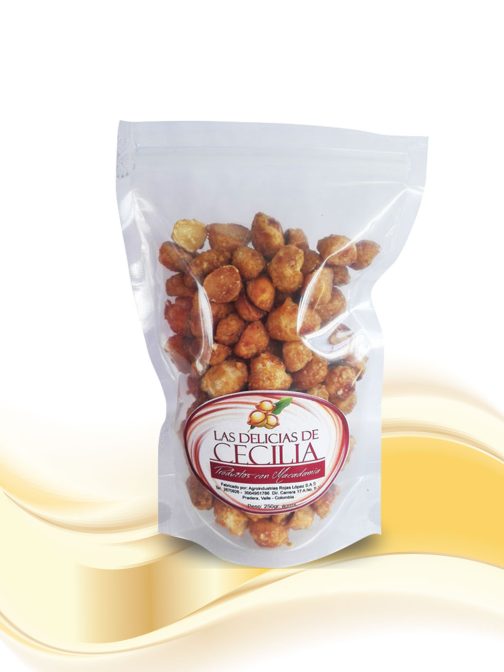 Macadamia Caramelizada x 250 g Las Delicias de Cecilia Productos con Macadamia